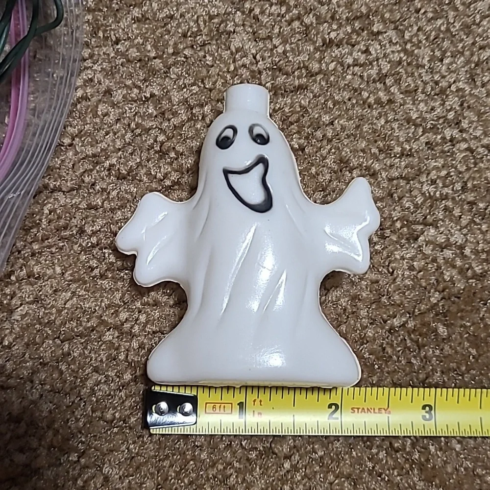 White Ghost String Lights for Halloween Parties